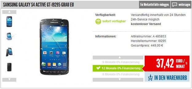 Samsung-Galaxy-S4-Active-auf-Raten