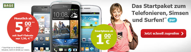HTC Desire mit BASE pur_classic