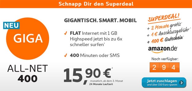simyo GIGA All-Net 400