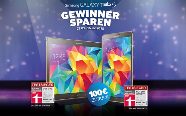 Samsung Galaxy Tab S Gewinner sparen