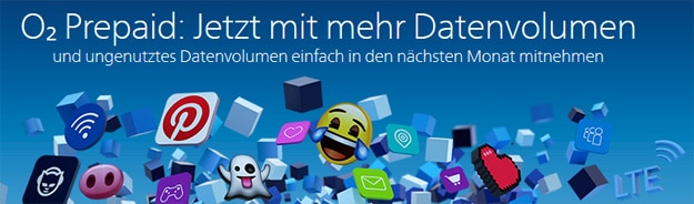 o2 Prepaid mit mehr Datenvolumen