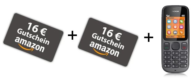 2 Amazon-Gutscheine und HAndy abstauben