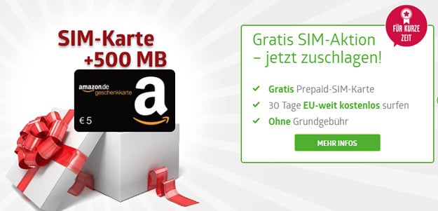 FYVE gratis SIM-Karte