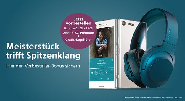sony xperia xz premium sony kopfhörer