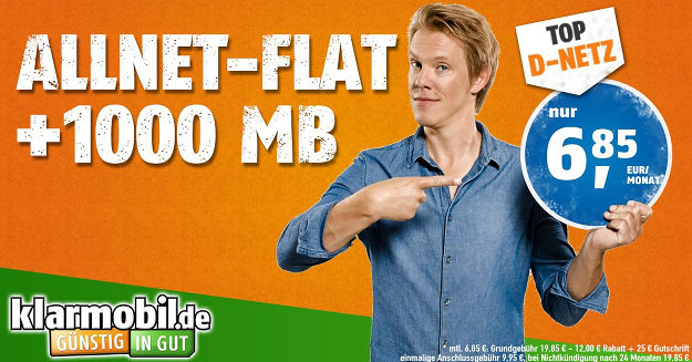 klarmobil Allnet-Flat 1000 Vf