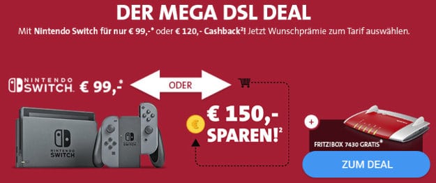 Vodafone Red DSL + Nintendo Switch