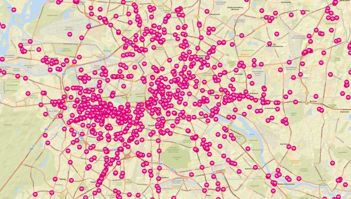 Telekom HotSpot Coverage Berlin