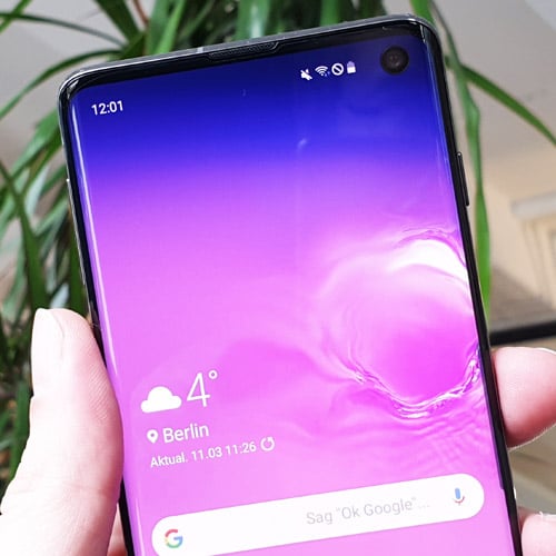 Samsung Galaxy S10 Display Test: Mit Infinity-O zum Erfolg