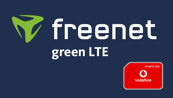 freenet green LTE im Vodafone-Netz - Header
