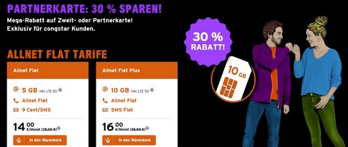 congstar Partnerkarte