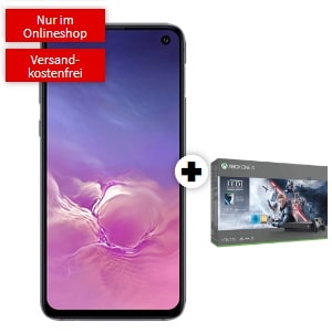 Galaxy S10e + Xbox One X StarW Bundle Logo