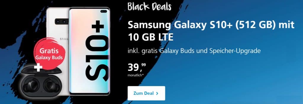 Samsung Galaxy S10 Plus mit o2 Free M