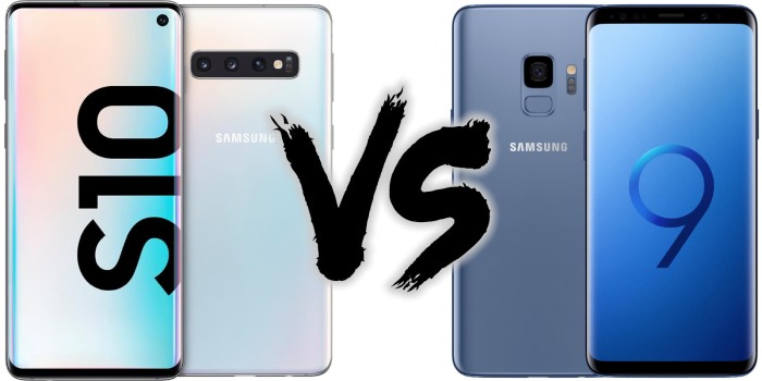 Smartphone Preisvergleich - Samsung Galaxy S10 vs. Samsung Galaxy S9