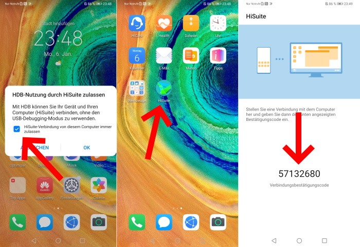 Google-Apps auf dem Huawei Mate 30 Pro