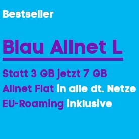 Blau L 7 statt 3 GB LTE