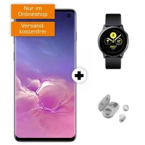 Galaxy S10 Dual-SIM und Galaxy Watch Active und Galaxy Buds