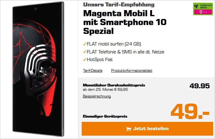 Galaxy Note 10 Plus Star Wars Md Magenta Mobil M Eff Kostenlos