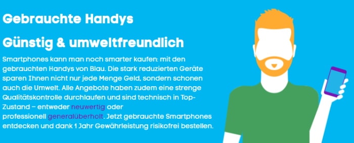 Blau.de refurbushed gebrauchte handys smartphones