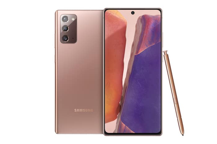 Samsung Galaxy Note 20 mit Vertrag, Galaxy Note 20 5G mit Tarif