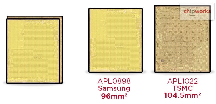 Apple A9 von TSMC vs Samsung