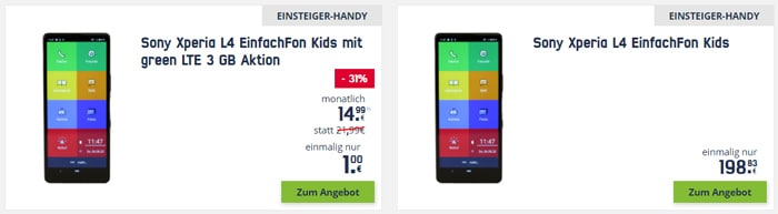 EinfachFon für Kinder: Kids-Edition mit oder ohne Tarif