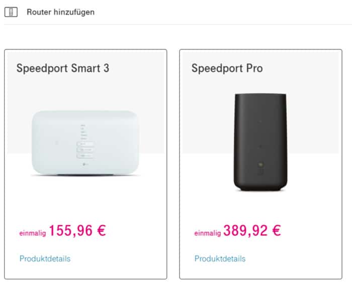 Telekom MagentaEINS Plus Router auswählen
