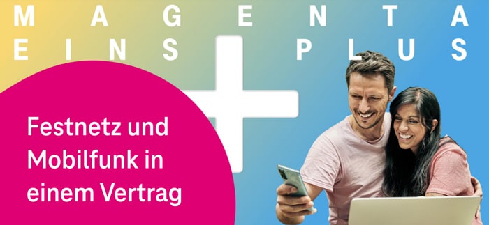 Telekom MagentaEINS Plus: Handytarif und Festnetz-Anschluss in einem Vertrag