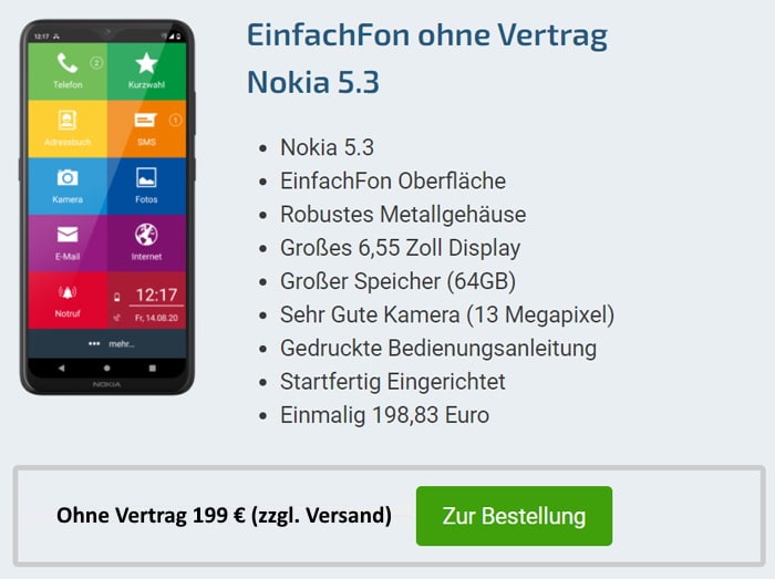 EinfachFon Nokia