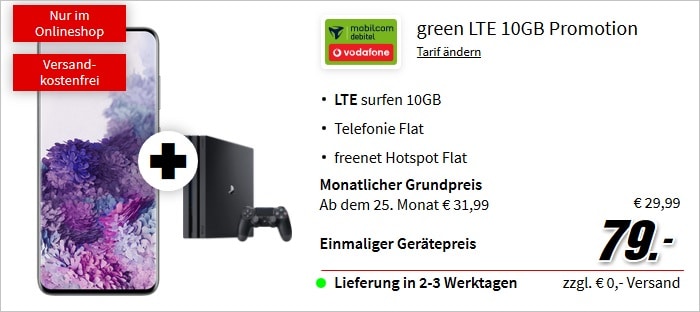 Vodafone ps4 pro store