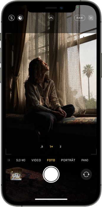 mit Apple ProRAW Fotos aufnehmen