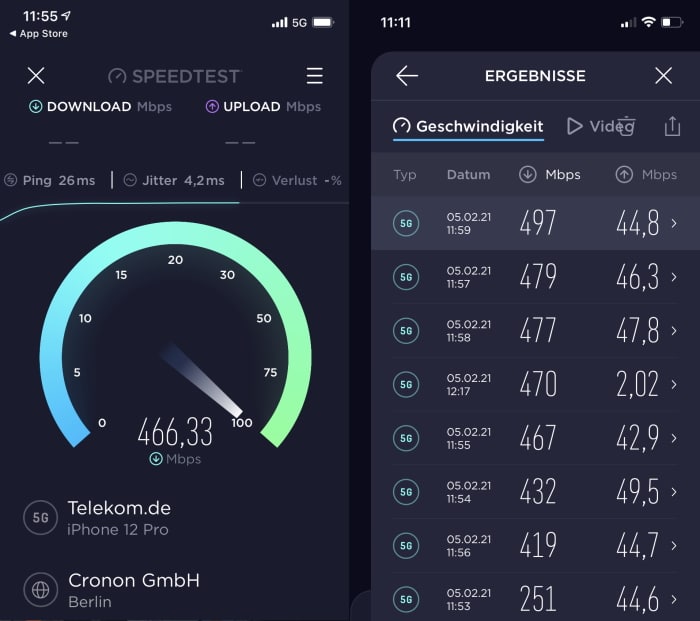 iPhone 12 Pro 5G-Test