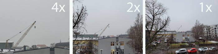 Samsung Galaxy S20 FE Kamera-Test - Zoomstufen