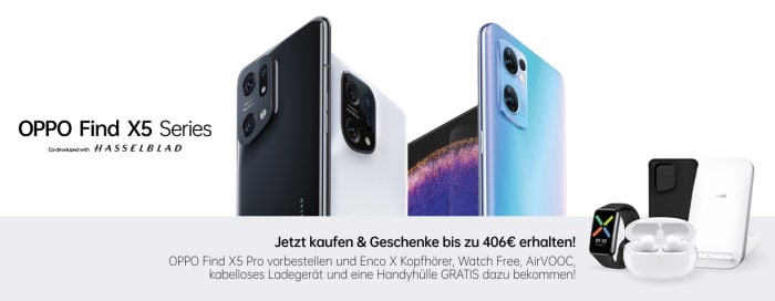 Oppo Find X5 Series Vorbesteller-Aktion