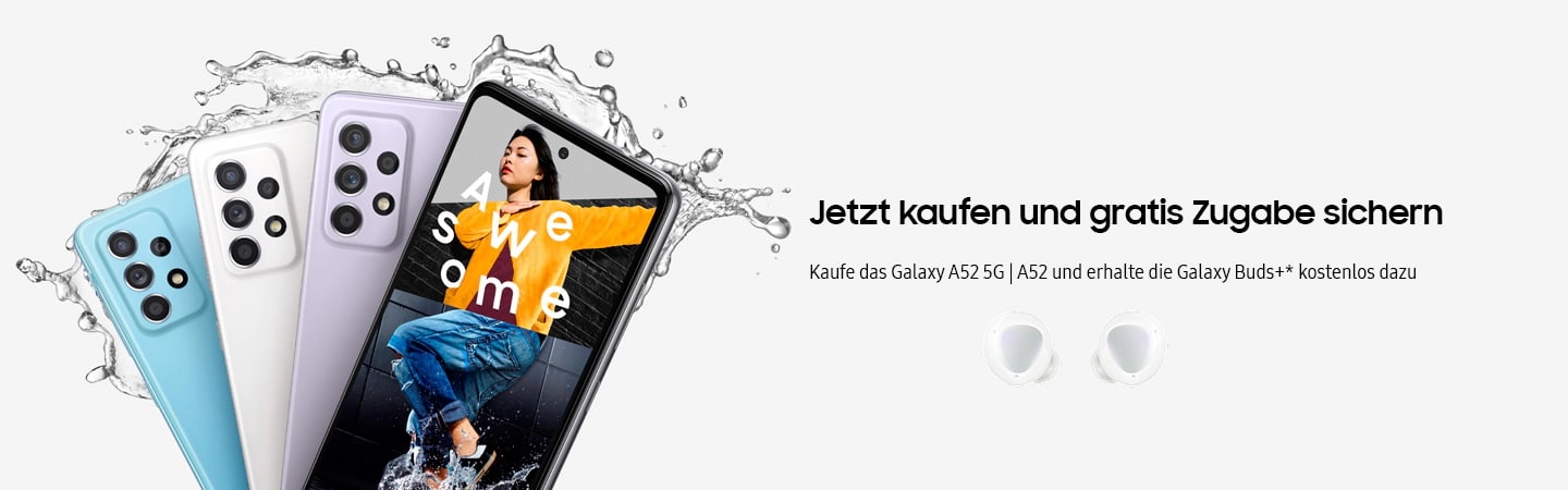 Samsung Galaxy Buds Plus Aktion zum Samsung Galaxy A52 & Galaxy A72