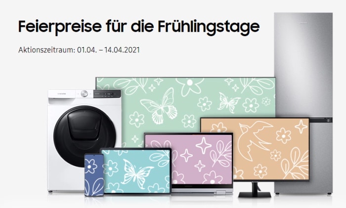 Samsung Frühlingstage mit gratis Samsung Galaxy Buds Live zur Galaxy-S21-Familie