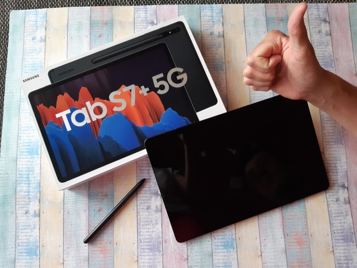 Gewinner Andreas S. im Handyhase-Gewinnspiel mit dem Galaxy Tab S7 Plus