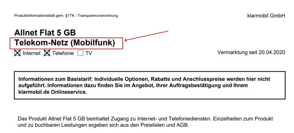 Klarmobil Netz: Welches Netz hat Klarmobil 2024? 5G?