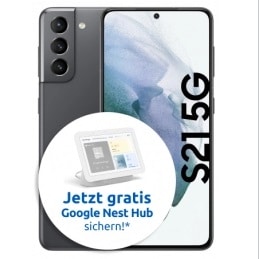 Samsung Galaxy S21 5G mit Google Nest Hub