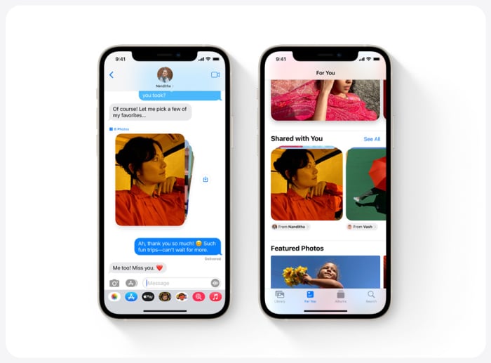 Apple iOS 15 - Messages