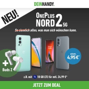 OnePlus Nord 2 5G + OnePlus Buds Z Thumbnail DeinHandy