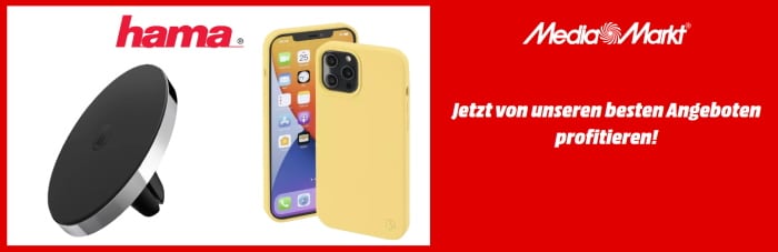 HAMA Smartphone-Zubehör bei MediaMarkt: Volle Ausstattung zu kleinen Preisen