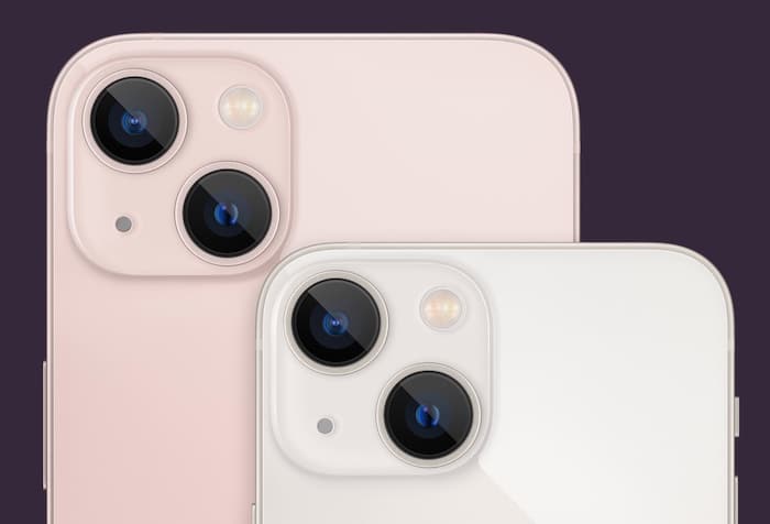 iPhone 13 und mini Kamera auf der Rückseite
