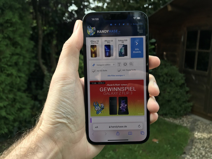 iPhone 13 im Test Frontansicht