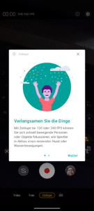 Motorola Edge 20 Pro - Zeitlupe