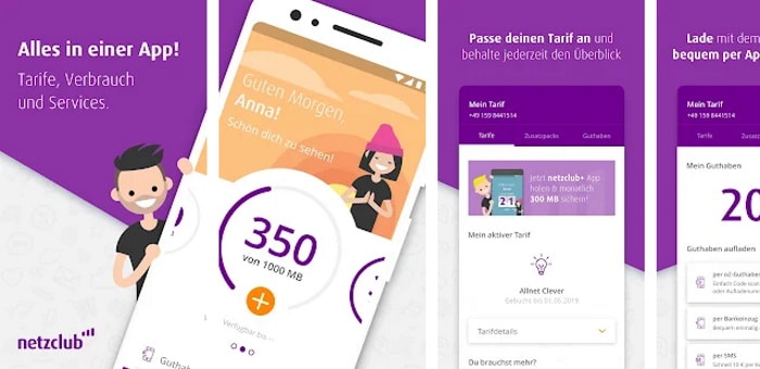 Netzclub: Gratis Prepaid-Tarif mit 500 MB LTE Datenvolumen (9 Cent pro Min./SMS, Telefónica-Netz) - ohne Laufzeit & Android-App verfügbar!