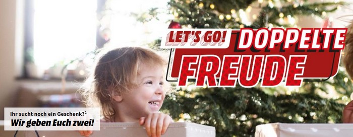Media Markt Weihnachtsaktion: Doppelte Freude