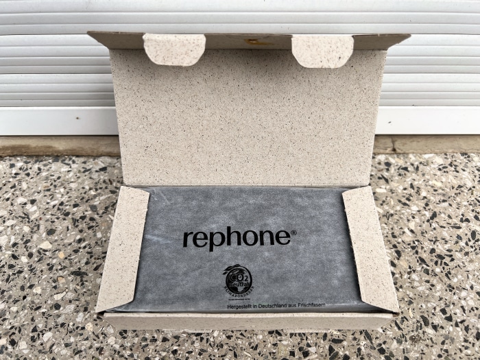 rephone - Verpackung geöffnet