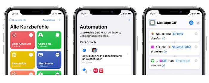 Apple iOS 15 Kurzbefehle