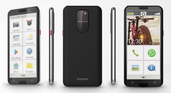 Emporia SMART.5 mit Handyvertrag im Netz von Telekom, Vodafone und Telefónica o2