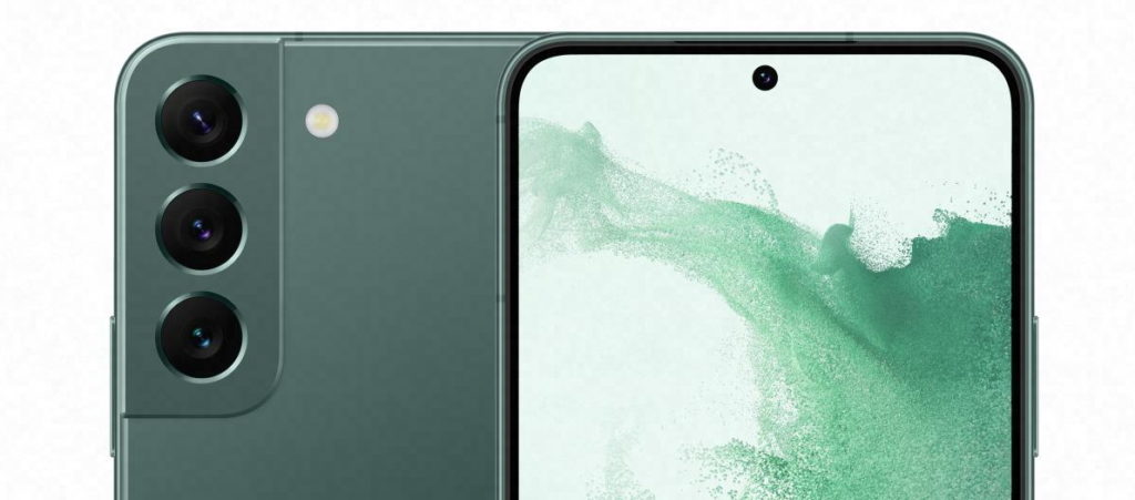Samsung Galaxy S22 Plus Design in Grün